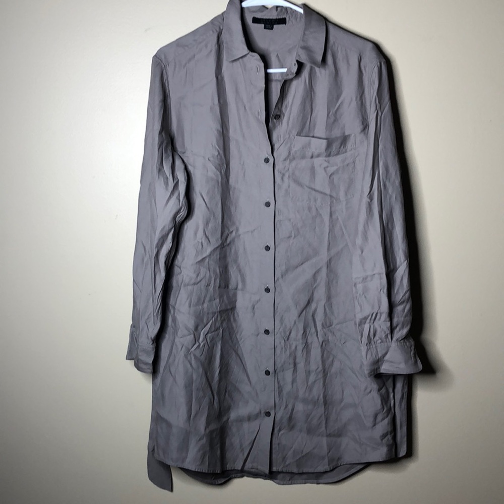 All saints shirt dress button down